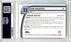 Kon Knueppel RC 2024-25 Bowman U Chrome Sapphire Rookie #48 PSA 10-2