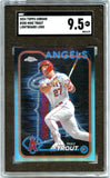 Mike Trout 2024 Topps Chrome Lightboard Logo SSP #200 SGC 9.5