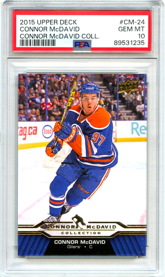 Product Connor Mcdavid RC 2015-16 Upper Deck Mcdavid Collection Rookie PSA 10 Link