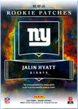 Jalin Hyatt RC 2023 Panini Origins Black Logo Rookie Patch SP 1/1