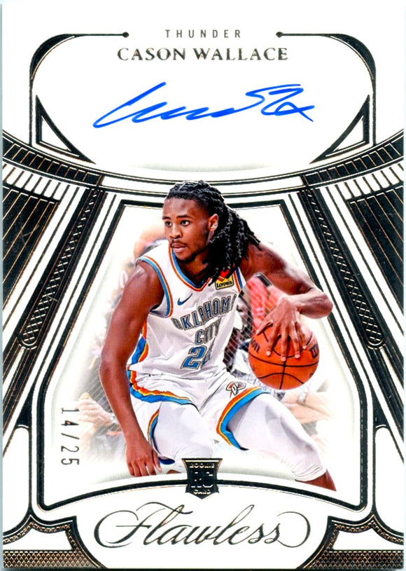 Product Cason Wallace RC 2023-24 Flawless Rookie Signature Auto SP 14/25 Link