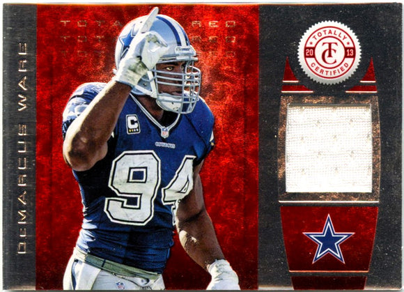 Demarcus Ware 2013 Totally Certified Red Game Used Patch SP 113/199