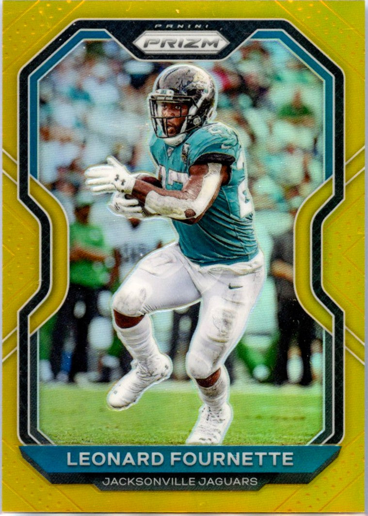 Leonard Fournette 2020 Panini Prizm True Gold SP 5/10-1