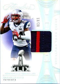 Darrelle Revis 2025 Flawless Holo Silver Super Bowl Swatches Jersey Patch SP 13/20-1
