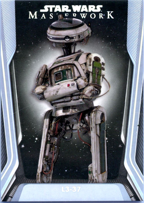 Product L3-37 2021 Topps Star Wars Masterwork Black SP 5/5 Link