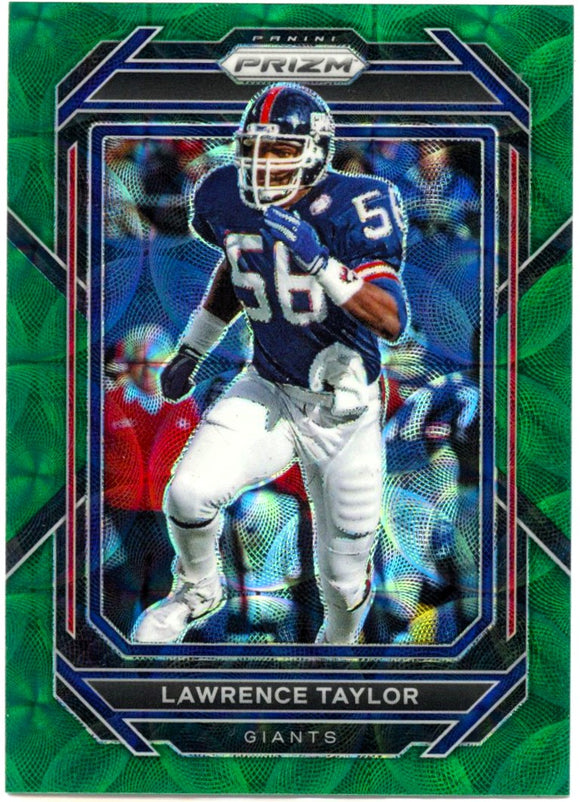 Lawrence Taylor 2022 Panini Prizm Green Scope SP 51/75