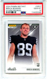 Brock Bowers RC 2024 Panini Instant Studio Rookie SP /1672 PSA 10