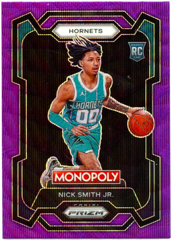 Nick Smith Jr RC 2023-24 Panini Prizm Monopoly Purple Wave Rookie #14
