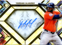 Yordan Alvarez 2025 Topps Diamond Icons Auto SP 9/10-1