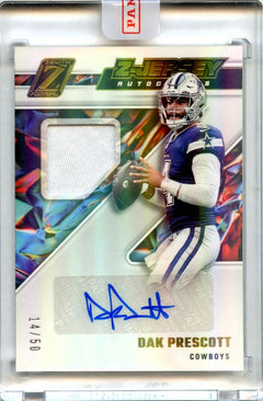 Dak Prescott 2022 Panini Zenith Z-Jersey Patch Auto SP 14/50-1