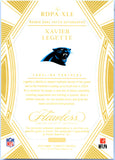Xavier Legette RC 2024 Flawless Blue Rookie Dual Patch Auto SP 7/10