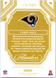 Torry Holt 2023 Flawless Holo Gold Greats On Card Auto SP 1/25