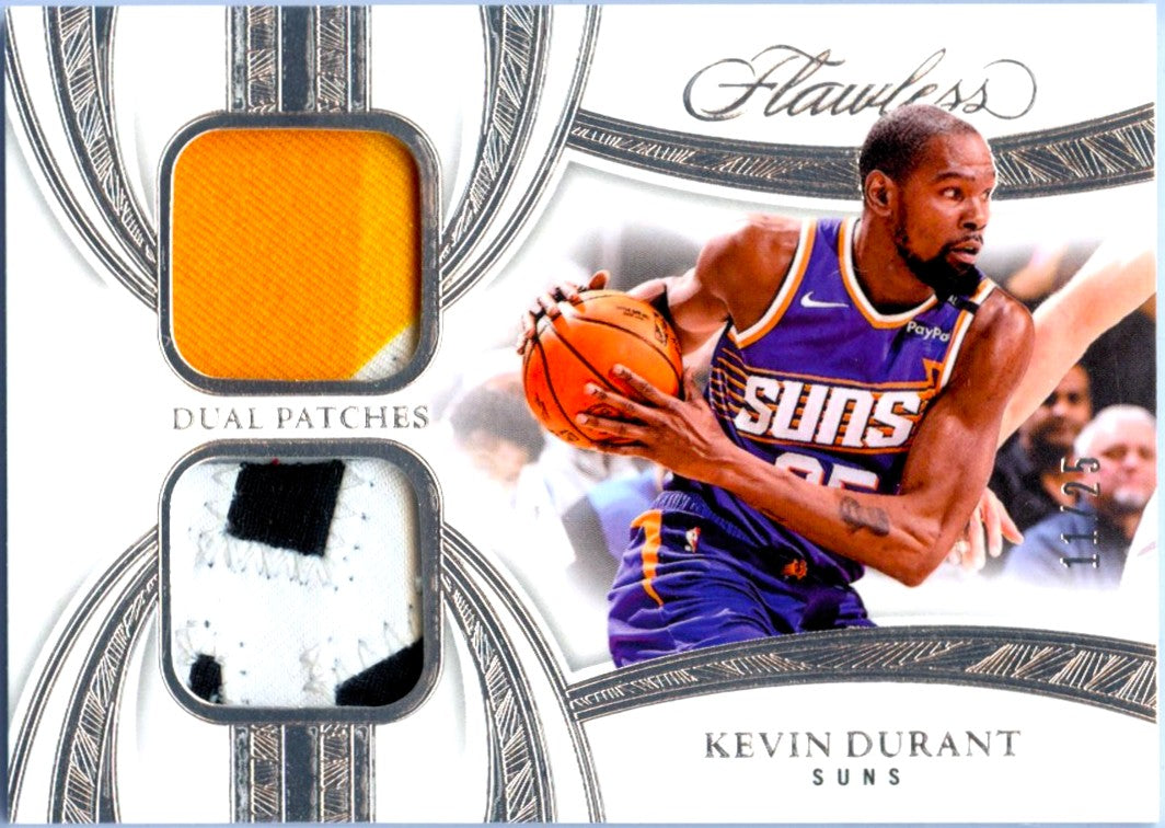 Kevin Durant 2024-25 Flawless Game Used Jersey Patch SP 11/25