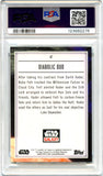 Darth Vader Boba Fett 2023 Topps Star Wars Galaxy Aqua Refractor Diabolic Duo SP 188/199 PSA 10