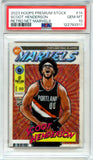 Scoot Henderson RC 2023-24 Panini NBA Hoops Premium Stock Retro Net Marvels Rookie #14 PSA 10