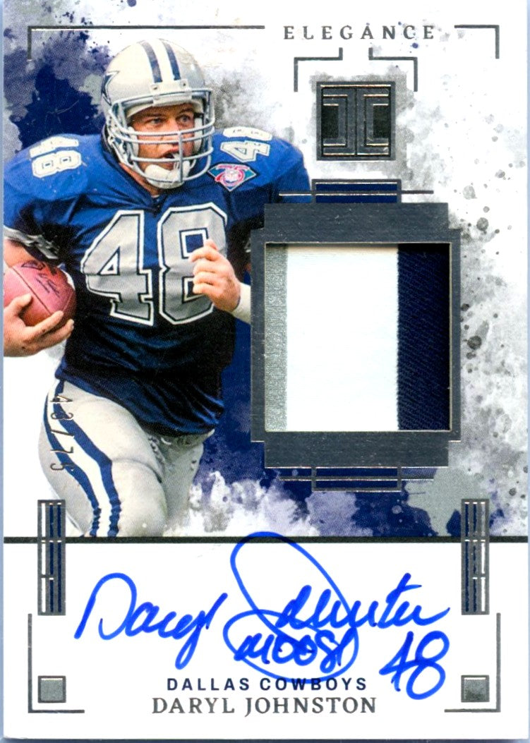 Daryl Johnston 2025 Impeccable Elegance Jersey Patch Auto SP 43/75