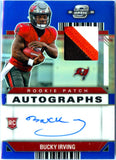 Bucky Irving RC 2024 Contenders Optic Blue Rookie Patch Auto SP 14/50