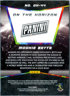 Mookie Betts 2020 Panini On The Horizon SSP-2