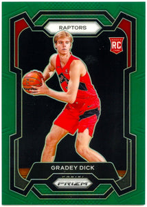 Gradey Dick RC 2023-24 Panini Prizm Green Rookie Card #134