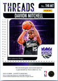 Davion Mitchell 2024-25 Panini Silhouette Holo Silver Threads Patch SP 4/15