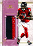 Julio Jones 2015 Topps Definitive Edition Purple Jersey Patch SP 6/10