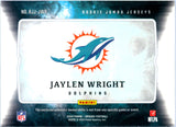 Jaylen Wright RC 2024 Panini Origins Green Jumbo Rookie Logo Patch SP 2/5