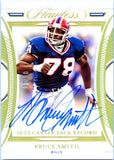 Bruce Smith 2022 Flawless Holo Gold Flawless Achievements Auto SP 5/15