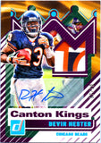 Devin Hester 2025 Donruss Platinum Canton Kings Patch Auto SP 7/10