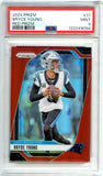 Bryce Young 2024 Panini Prizm Red Rookie Retail SSP #37 PSA 9