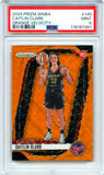 Caitlin Clark RC 2024 Panini Prizm Orange Velocity Rookie #145 PSA 9