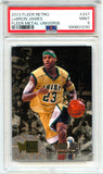 Lebron James 2013 Fleer Retro Metal Universe #247 PSA 9