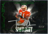 Terrell Owens 2024 Panini Black Green Spotlight Signatures Auto SP 1/10