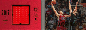 Blake Griffin 2016-17 Panini Preferred Stat Line Booklet Game Used Patch SP 75/149