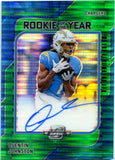 Quentin Johnston RC 2023 Contenders Optic Green Pulsar Rookie Of The Year Auto SP 27/30