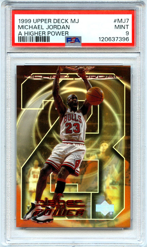 Product Michael Jordan 1999-00 Upper Deck MJ A Higher Power PSA 9 Link