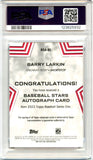Barry Larkin 2023 Topps Baseball Stars Auto PSA 10