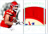 Eric Fisher 2014 National Treasures Founders Game Used Patch SP 1/1