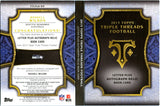 Russell Wilson 2015 Topps Triple Threads Letter Plus Triple Patch Auto SP 1/3