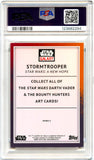 Stormtrooper 2023 Topps Star Wars Galaxy Orange Darth Vaders Bounty Hunters SP 17/25 PSA 10
