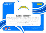 Justin Herbert 2024 Immaculate Collection Jumbo Logos Patch SP 6/10