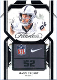 Maxx Crosby 2023 Flawless Black Laundry Tag Jersey Patch SP 2/3
