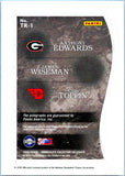 Edwards Wiseman Toppin 2020 Immaculate Collegiate Triple Rookie Auto SP 13/25