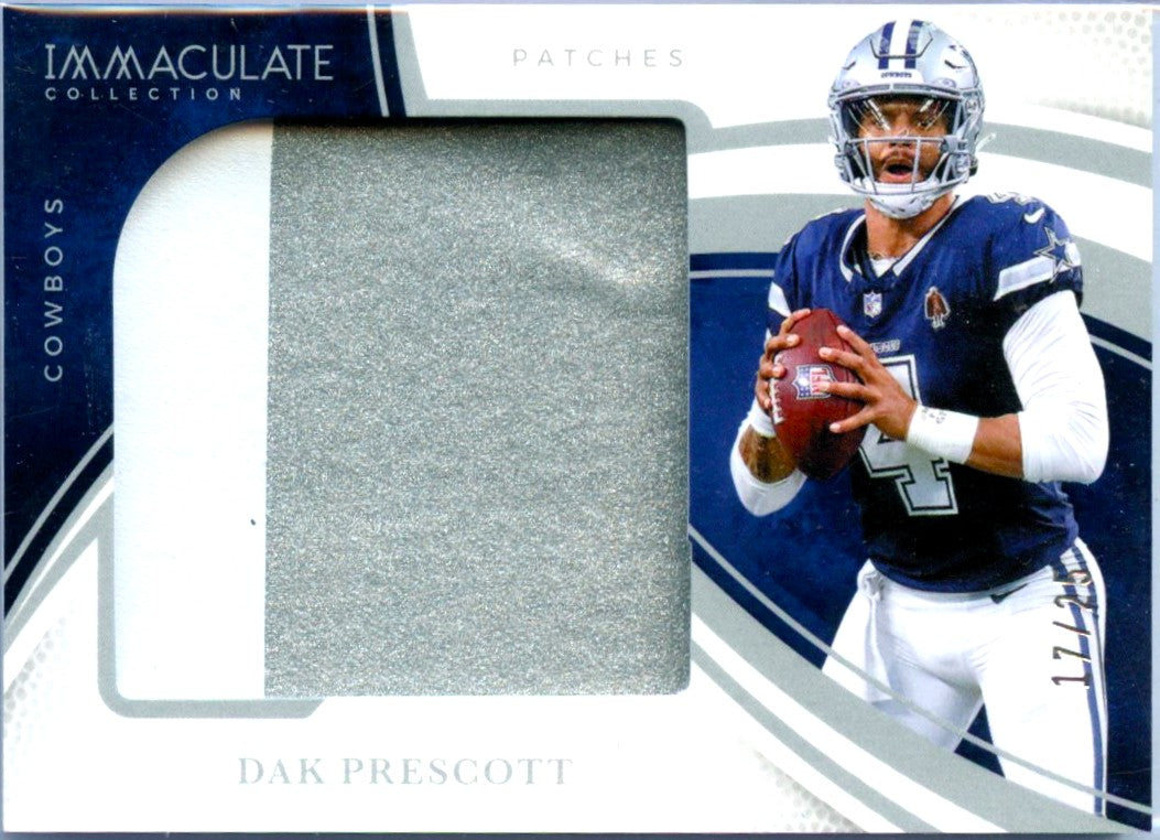 Dak Prescott 2025 Immaculate Jumbo Jersey Patch SP 17/25-1