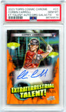 Corbin Carroll RC 2023 Topps Cosmic Chrome Orange Galactic Extraterrestrial Talent Rookie Auto SP 24/25 PSA 10