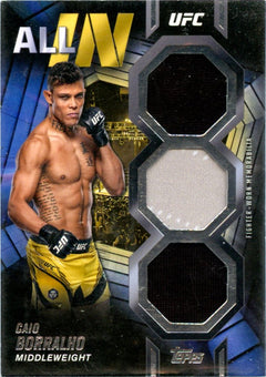 Caio Borralho 2024 Topps UFC Knockout All In Triple Patch-1