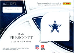 Dak Prescott 2025 Immaculate Jumbo Jersey Patch SP 17/25-2