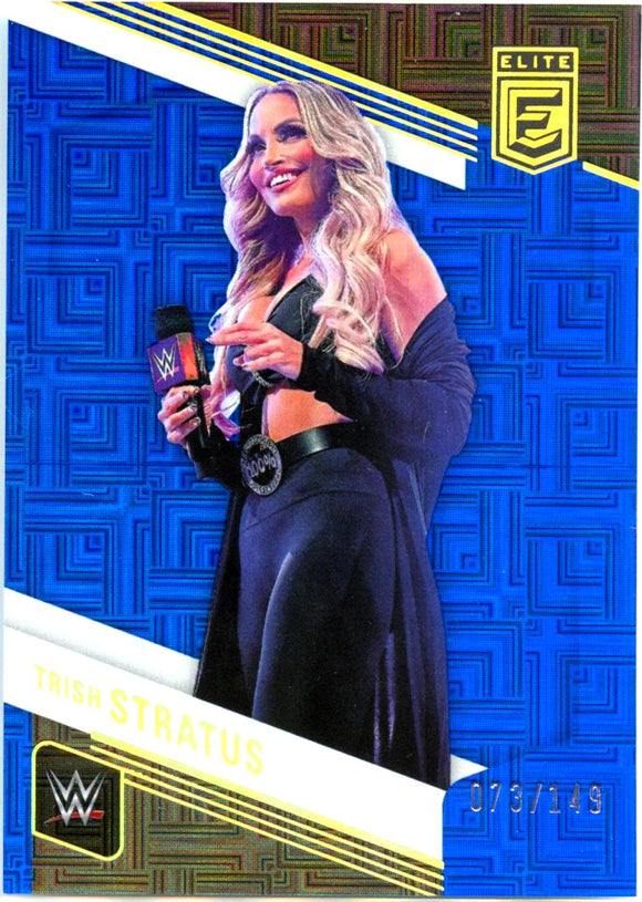 Trish Stratus 2023 Panini Donruss Elite WWE Blue SP 73/149