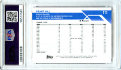 Grant Hill 2023-24 Topps Chrome Red Geometric Refractor SP 2/5 PSA 10-2