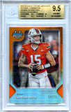 Carson Beck RC 2025 Bowman U Chrome National Orange Rookie SP 4/25 BGS 9.5