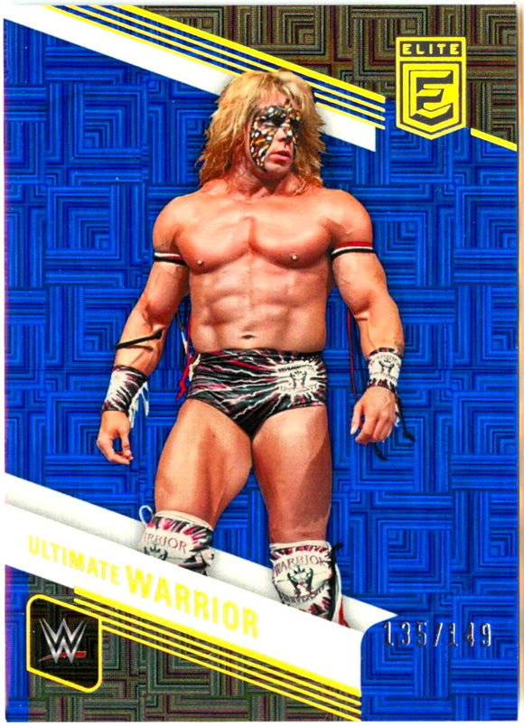 Ultimate Warrior 2023 Panini Donruss Elite WWE Blue SP 135/149